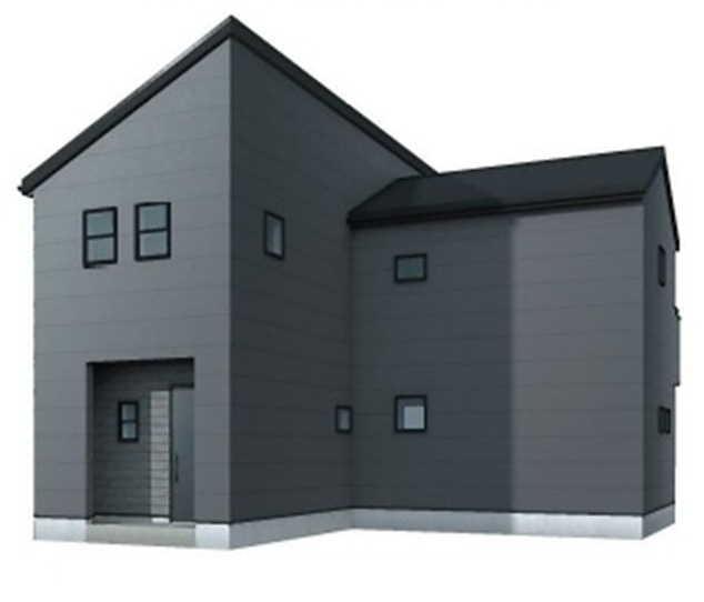 【仲介手数料無料】新築戸建　深谷市見晴町4-60（全1棟）の外観パース