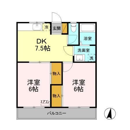 雅参番館の間取り