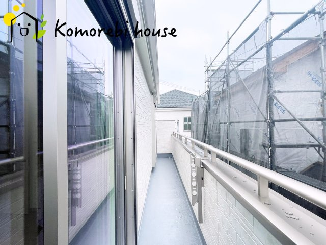 さいたま市見沼区堀崎町1159番　新築一戸建て　ハートフルタウン　Aのバルコニー|26.9.8