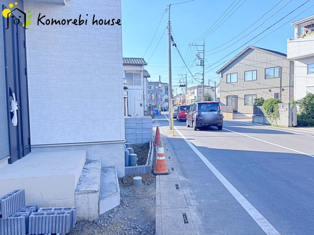 さいたま市見沼区堀崎町1159番　新築一戸建て　ハートフルタウン　Aの前面道路含む現地写真|26.10.11　撮影済み