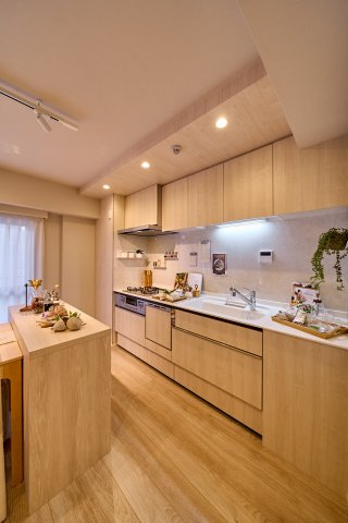 カーム・デイズ吾妻橋　3階　角　部屋　リ　ノベーションのキッチン