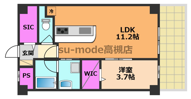 【間取り】 | アクトタレイア茨木駅前