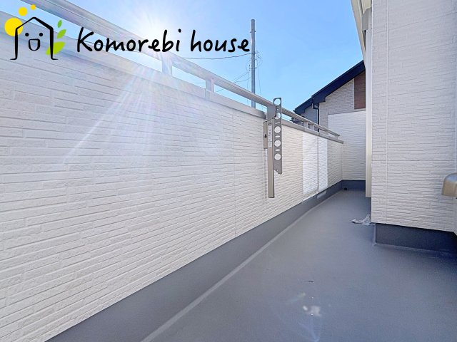 さいたま市見沼区堀崎町1159番　新築一戸建て　ハートフルタウン　Bのバルコニー|26.10.11　撮影済み