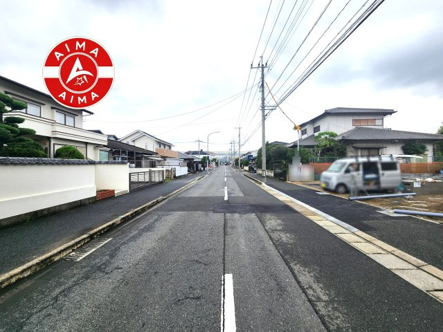 福岡市西区石丸3丁目第3-2棟（1号棟）の外観|前面道路含む現地の写真です。