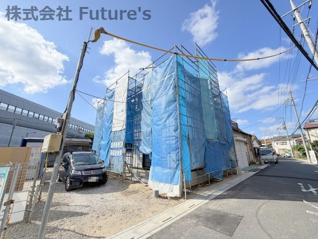 三郷市高州1丁目　新築戸建　全1棟の外観|現地の写真になります。