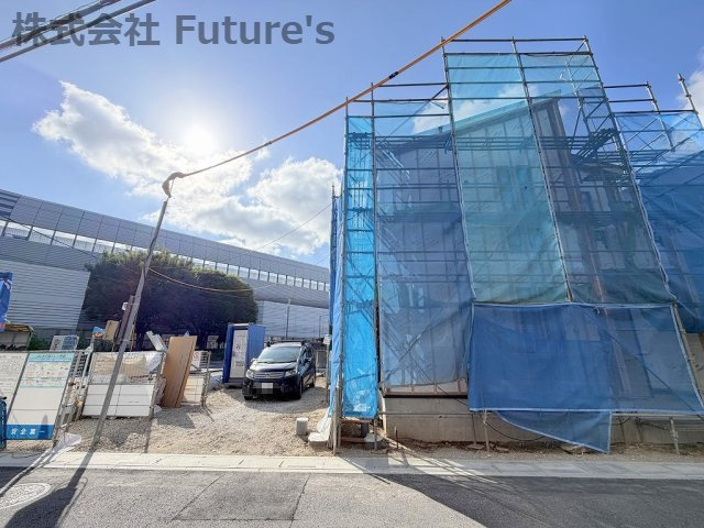 三郷市高州1丁目　新築戸建　全1棟の外観|現地の写真になります。