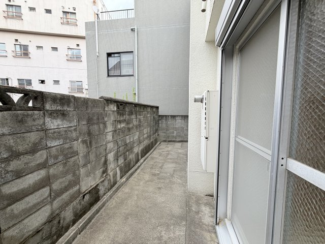 奥野ハイツのバルコニー