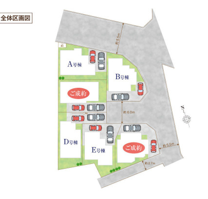 さいたま市見沼区堀崎町1159番　新築一戸建て　ハートフルタウン　Eの区画図|E号棟