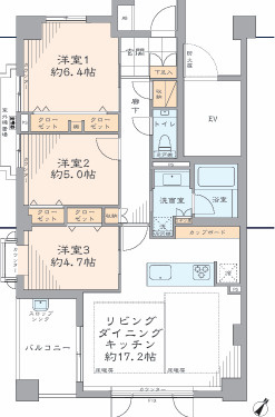 ロネスタ戸越公園の間取り
