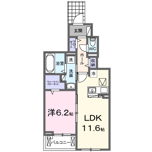 【間取り】 | グラシアス　甲斐