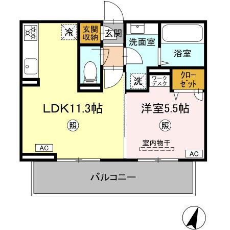 セレブ菊池の間取り