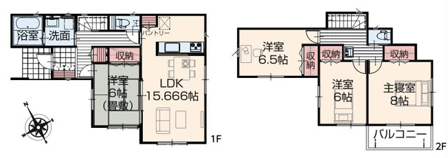 【間取り】 | 4LDKはリビングダイニングキッチンと4つの居室がある間取りで、大家族や二世帯住宅に最適。広々としたリビングで家族団らんを楽しみ、個室でプライベートな時間も確保でき、快適な生活を送ることができますよ。