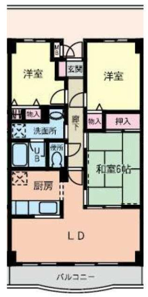 コンフォールドミールの間取り
