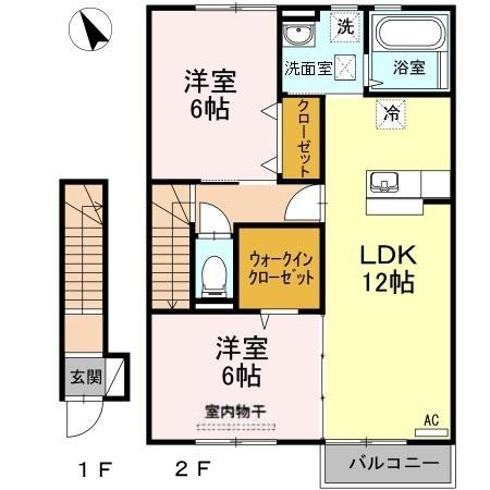 【間取り】 | カントリーヒルズ東岐波
