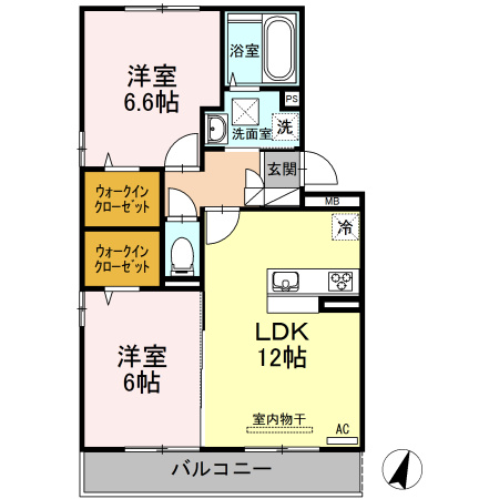 【間取り】 | サンライト松山町