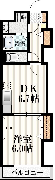 メゾンクレインの間取り|★南西向き／２人入居相談★