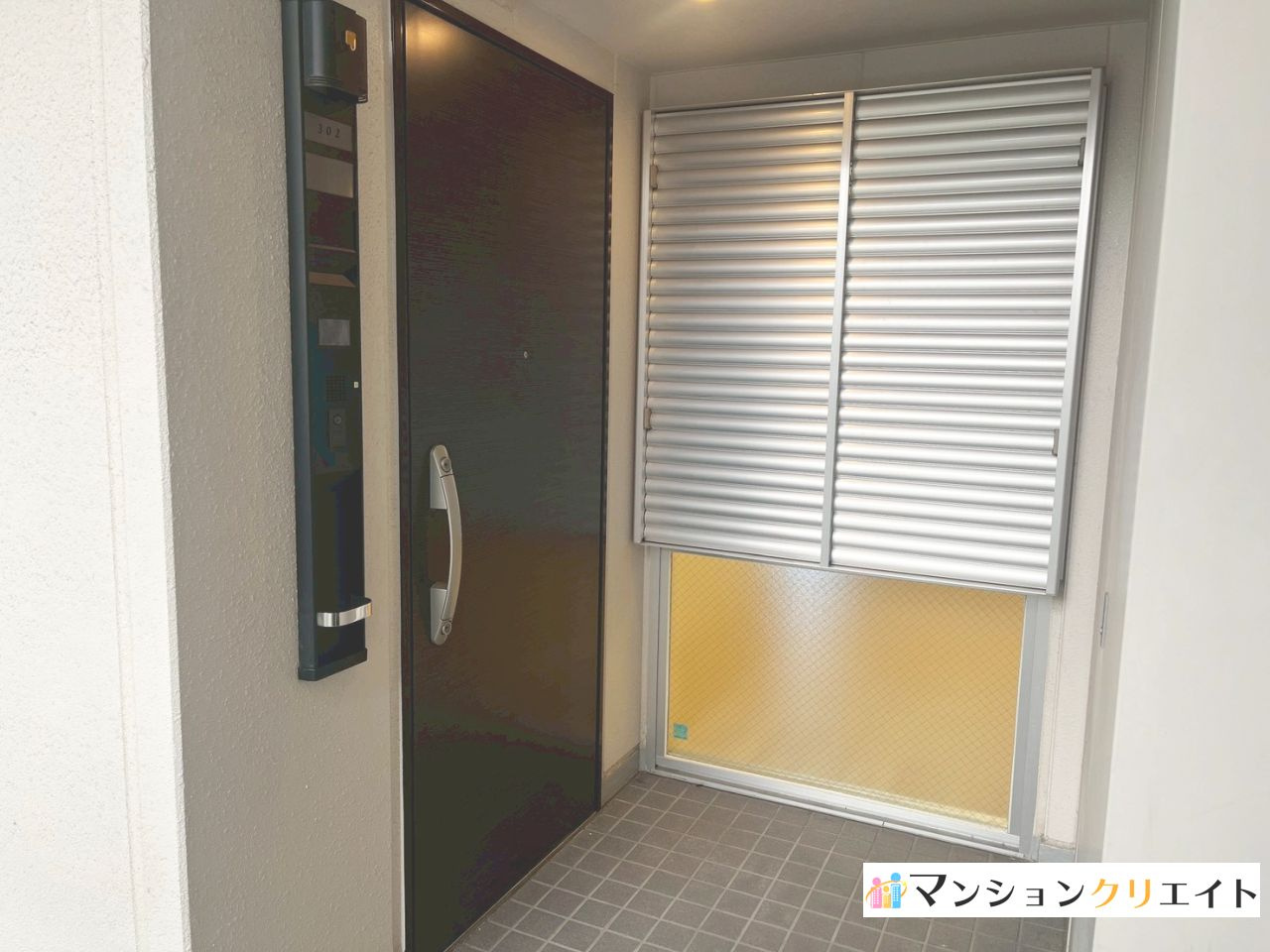プレミスト大手さくら通りの玄関|外玄関です