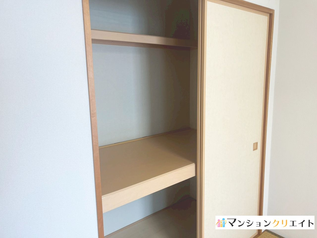プレミスト大手さくら通りの収納|和室の押し入れ