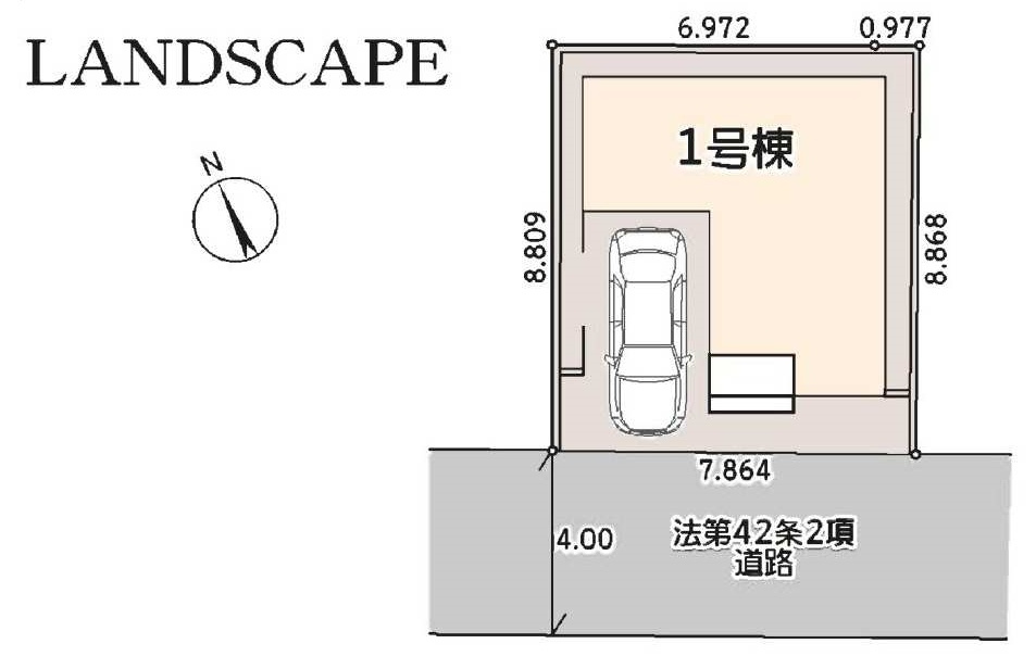 【横浜市金沢区六浦東1丁目17-9新築戸建て】★仲介手数料無料★（瀬ケ崎小学校・六浦中学校）の区画図