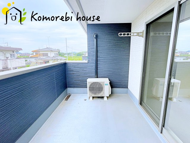 鴻巣市北新宿　3期4号棟　中古戸建のバルコニー|26.7.13　撮影済み
