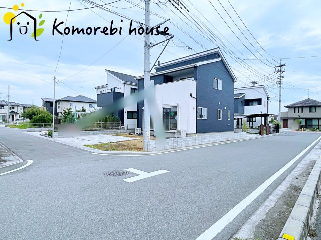 鴻巣市北新宿　3期4号棟　中古戸建の前面道路含む現地写真|26.7.13　撮影済み