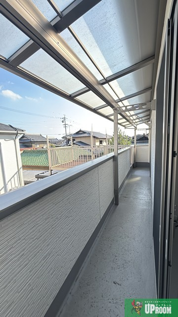 一宮市丹陽町九日市場　戸建のバルコニー