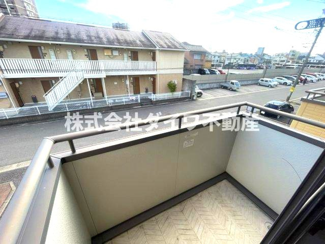 COZYCOURT東岡崎のバルコニー