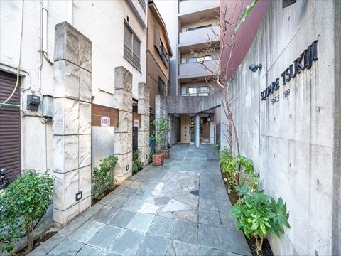 スカール築地のエントランス|スカール築地：ペット飼育相談可能なマンションです！