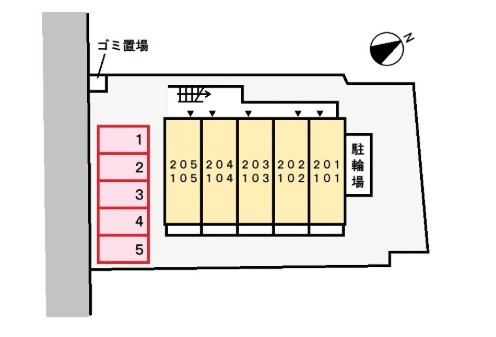 メゾン・ジュネスの区画図