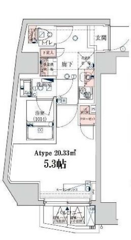 ベルシード横濱WESTの間取り