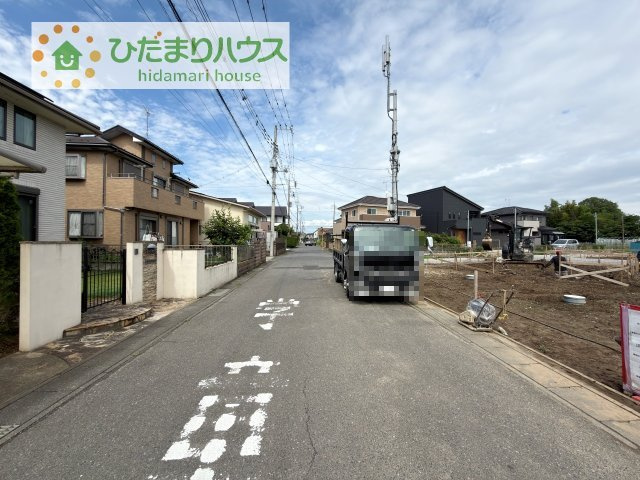 【前面道路含む現地写真】 | 取手市井野8期　新築戸建　1号棟 | 6/29撮影