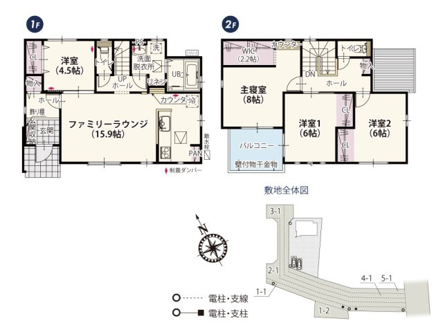 【間取り】 | LDKは南向きで明るく風通しのいい部屋。ストレートタイプのリビングなので開放感も感じられます。窓からは広々としたお庭が見えるので、より広く感じられます。