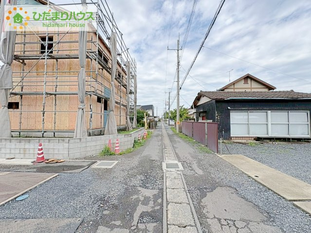 ひたちなか市津田第3　新築戸建　2号棟の前面道路含む現地写真|閑静な住宅地で叶える穏やかな新生活☆彡