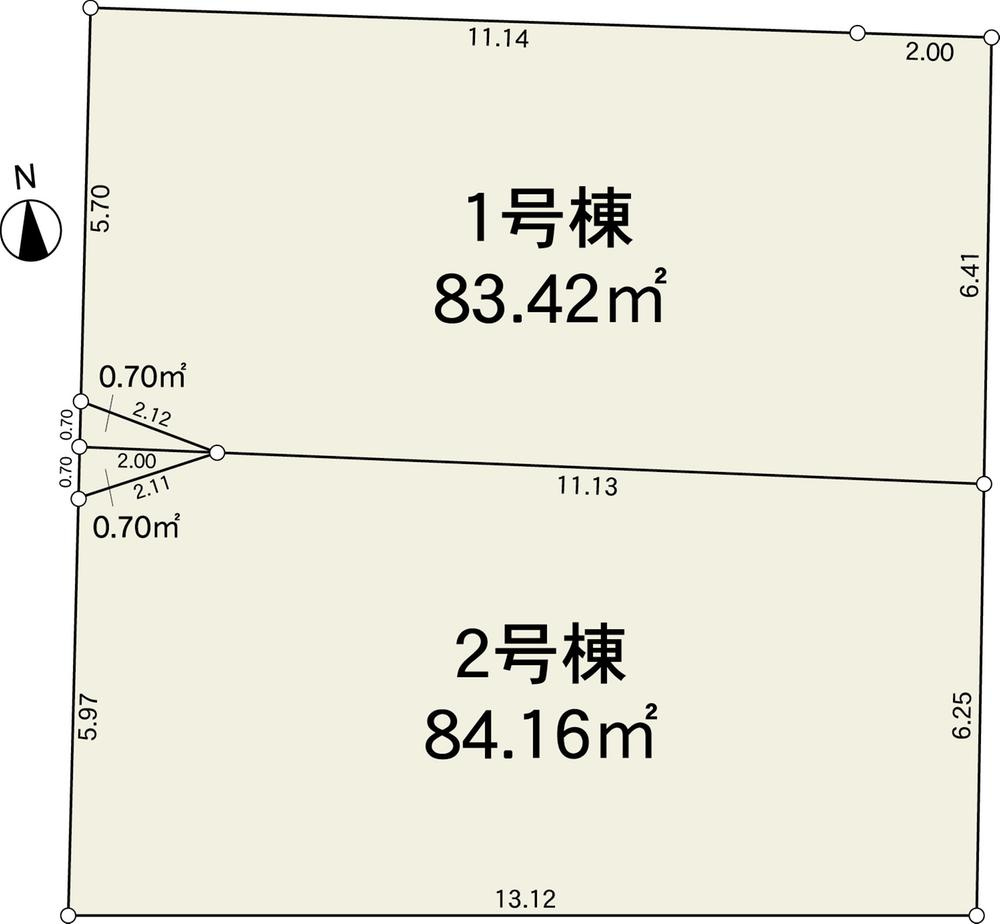 【Livele Garden.S】小平市学園東町第１期の区画図