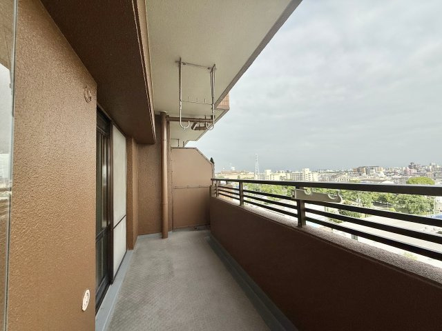 ライオンズマンション正徳町A棟のバルコニー