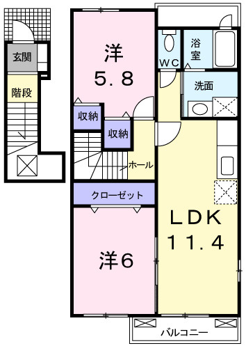 パノラマの間取り|間取図