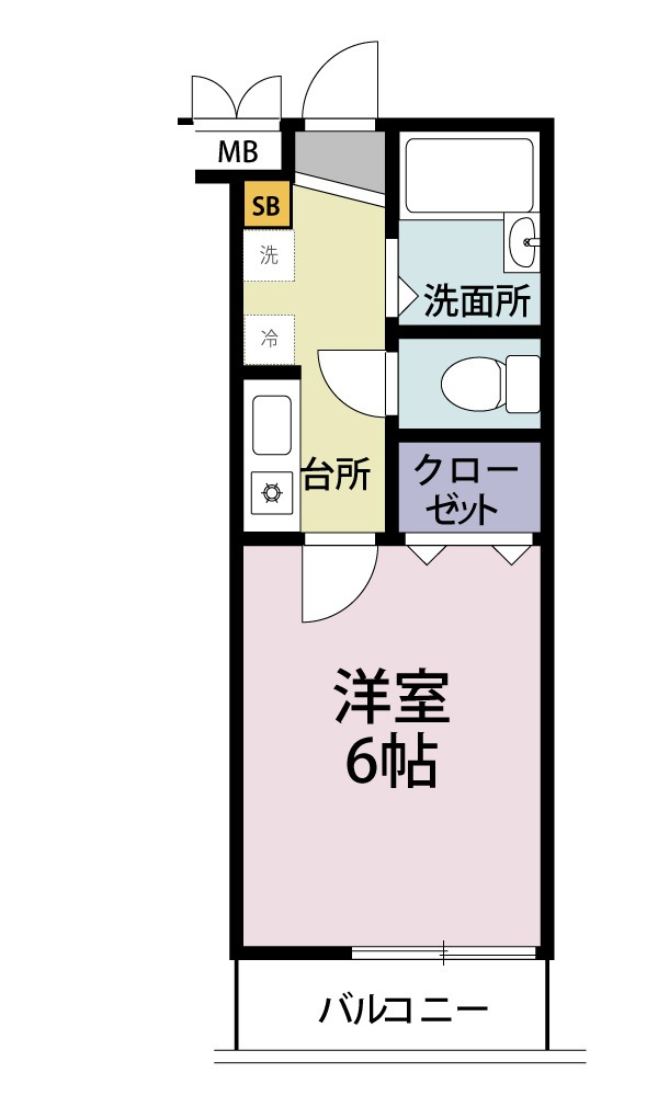 プランタン柏 の間取り|間取りです。
