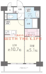 【キャッシュバック対象】グランドシャトー花畑T・Sの間取り