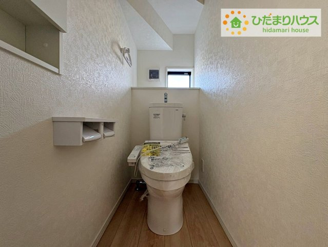 ひたちなか市津田第3　新築戸建　4号棟のトイレ|トイレは1F、2F共に完備！取り合いになることがありませんね(^^)/