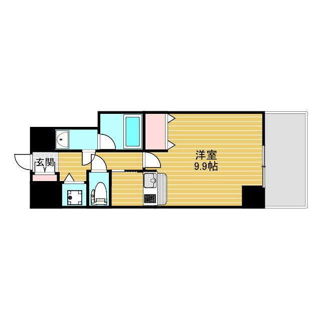カルム小西Ⅱの間取り