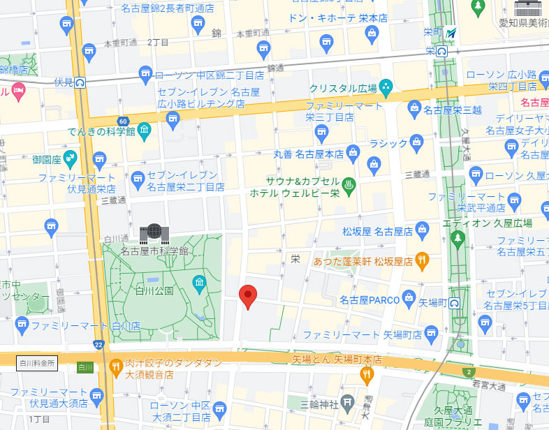 サン・栄三丁目ビルの地図