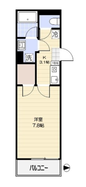 ルピナス清川の間取り