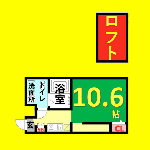 Etoile黒川(エトワール黒川)　名古屋市賃貸　仲介手数料無料の間取り