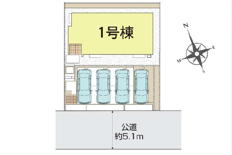 新築戸建　伊豆の国市中條　全1棟　の区画図