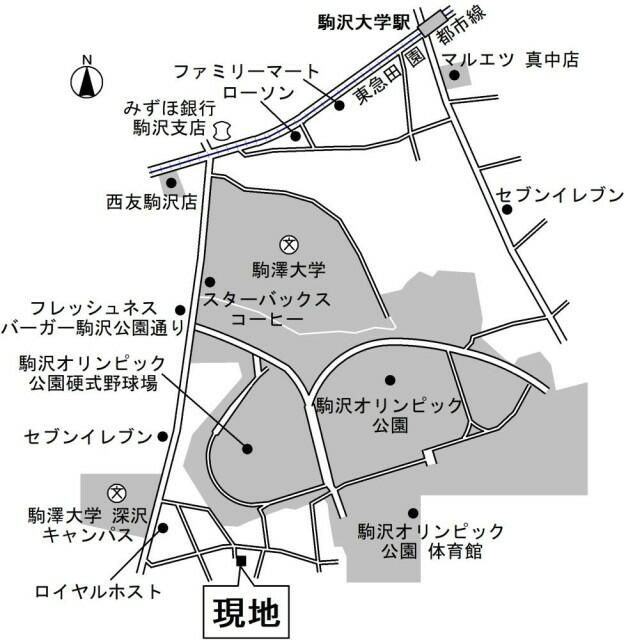 クラフトフォレストの地図