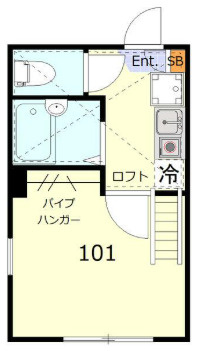 【間取り】 | ヒューゲルハイム岸谷