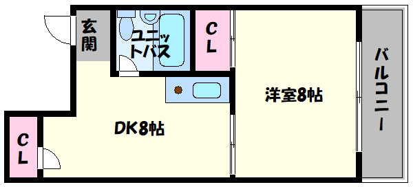 ニューライフ赤坂　真田山小学校区の間取り|ニューライフ赤坂　間取り