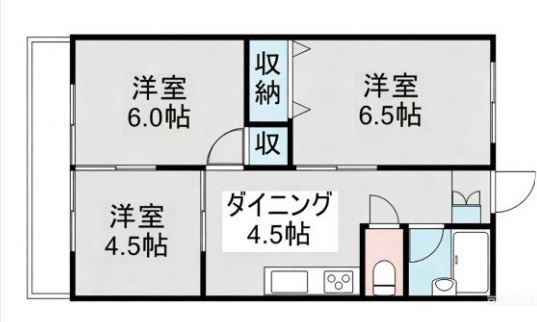 赤羽ハイコーポの間取り