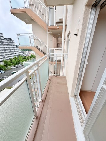 神戸市北区藤原台北町５丁目の中古マンションのバルコニー