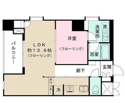 ヴェルティーク新中野の間取り|間取りです。